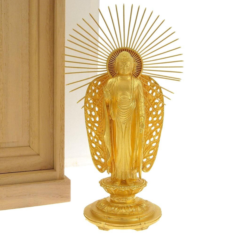 Pure Gold Amitabha Buddha Statue - K24YG
